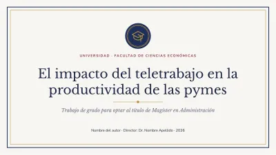 Classic university thesis