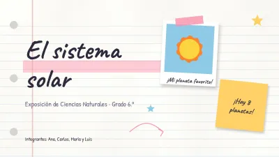 Notebook school presentation