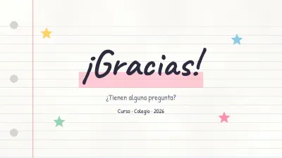 Exposición escolar en cuaderno, diapositiva 12 de 13