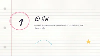 Exposición escolar en cuaderno, diapositiva 3 de 13