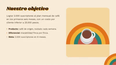 Plan de marketing retro, diapositiva 4 de 13