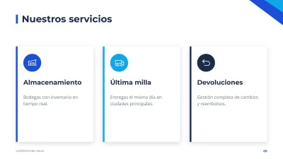 Presentación de empresa corporativa, diapositiva 5 de 13
