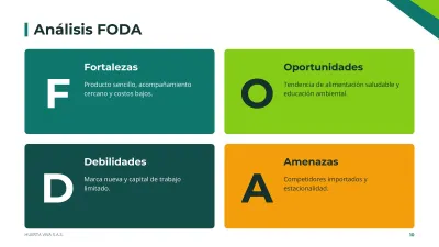 Plan de negocios, diapositiva 10 de 14