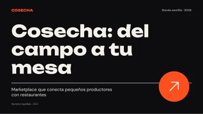 Startup pitch deck