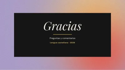 Literatura: análisis de una obra, diapositiva 12 de 13