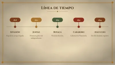 Línea de tiempo de historia, diapositiva 8 de 13