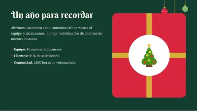 Navidad: cierre de año, diapositiva 4 de 13