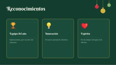 Navidad: cierre de año, diapositiva 5 de 13