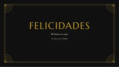 Graduación elegante, diapositiva 12 de 13