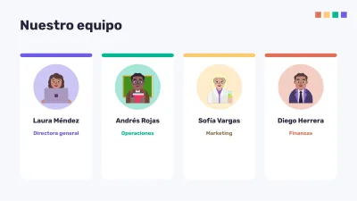 Organigrama y análisis FODA, diapositiva 13 de 16