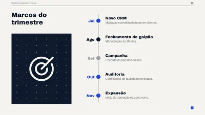 Relatório executivo de gestão, slide 8 de 14