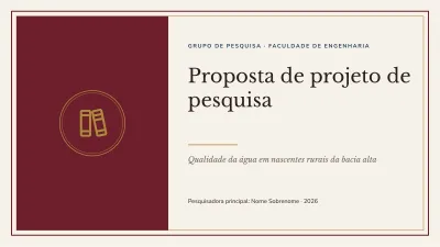 Projeto de pesquisa, slide 1 de 14