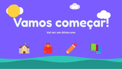 Volta às aulas: boas-vindas, slide 12 de 13