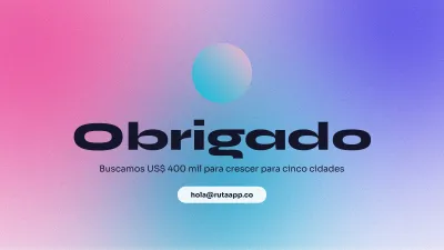 Pitch deck para app, slide 12 de 13