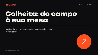 Pitch deck para startup
