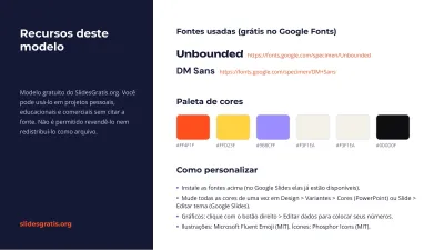 Pitch deck para startup, slide 13 de 13