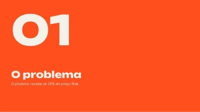 Pitch deck para startup, slide 3 de 13