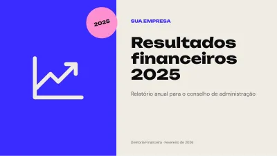 Relatório financeiro de resultados