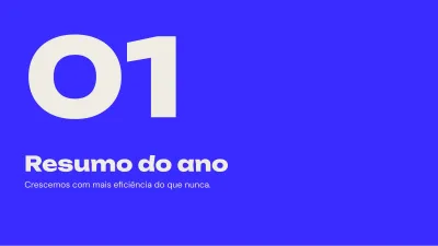 Relatório financeiro de resultados, slide 3 de 13