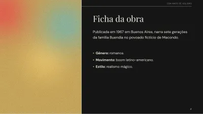 Literatura: análise de uma obra, slide 4 de 13