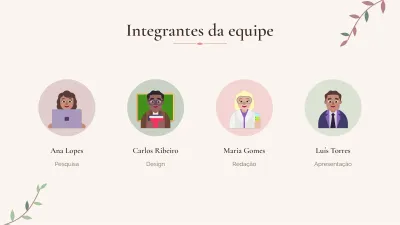 Fundos botânicos elegantes, slide 10 de 13