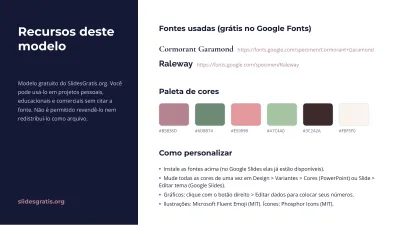 Fundos botânicos elegantes, slide 13 de 13