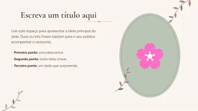 Fundos botânicos elegantes, slide 4 de 13