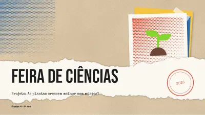 Projeto escolar estilo scrapbook