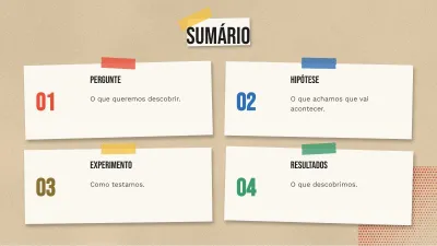 Projeto escolar estilo scrapbook, slide 2 de 13