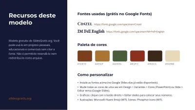 Linha do tempo de história, slide 13 de 13