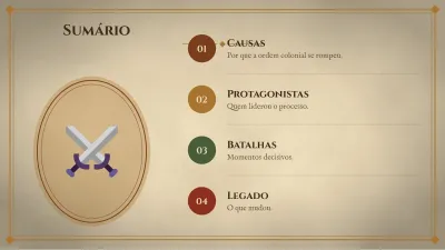 Linha do tempo de história, slide 2 de 13