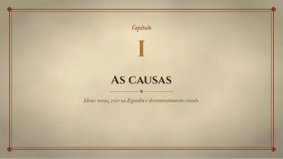 Linha do tempo de história, slide 3 de 13