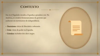 Linha do tempo de história, slide 4 de 13