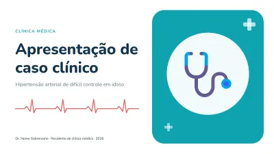 Caso clínico e medicina