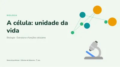 Biologia: a célula