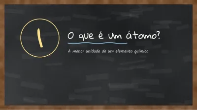 Química na lousa preta, slide 3 de 13
