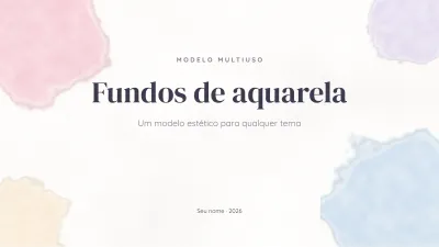 Fundos de aquarela aesthetic
