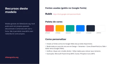 Infográficos editáveis, slide 17 de 17
