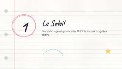 Exposé scolaire façon cahier, diapositive 3 sur 13