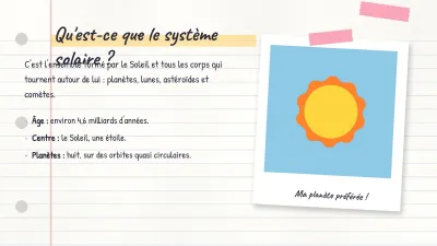 Exposé scolaire façon cahier, diapositive 4 sur 13