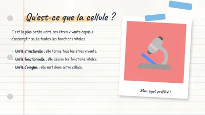 Carte conceptuelle et notes de cours, diapositive 4 sur 14