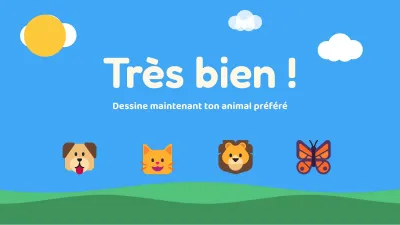 Cours pour enfants : les animaux, diapositive 12 sur 13