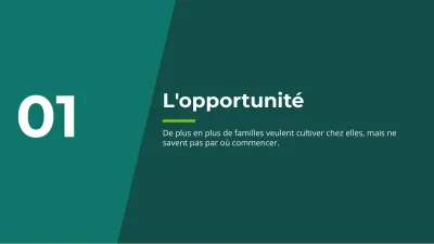 Business plan, diapositive 3 sur 14
