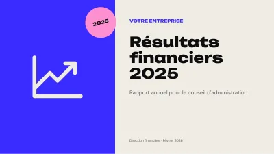 Rapport financier des résultats