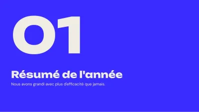 Rapport financier des résultats, diapositive 3 sur 13