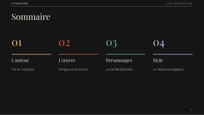 Littérature : analyse d’une œuvre, diapositive 2 sur 13