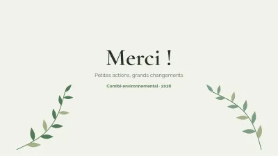 Environnement et développement durable, diapositive 12 sur 13