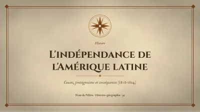 Frise chronologique d’histoire