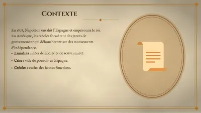 Frise chronologique d’histoire, diapositive 4 sur 13