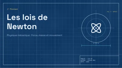 Sciences et physique : plan technique